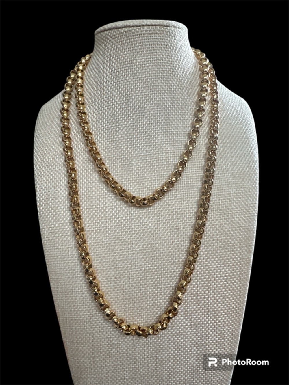 Vintage Monet Gold Chain Necklace - Polished Rolo